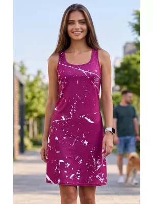 Dámské funkční tílkové šaty premium ALTISPORT VOJ/ALW034SAT01 FUCHSIOVÁ