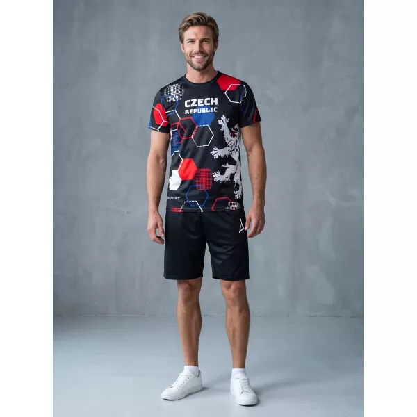  Pánské funkční triko premium ALTISPORT x CZE VOJ/ALM036TR01 HEXA ČERNÁ 