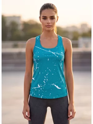 Dámské funkční tílko premium ALTISPORT VOJ/ALW034TIL01 EMERALD