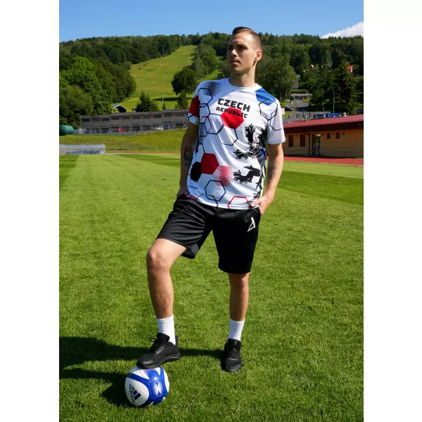  Pánské funkční triko premium ALTISPORT x CZE VOJ/ALM036TR01 HEXA BÍLÁ 