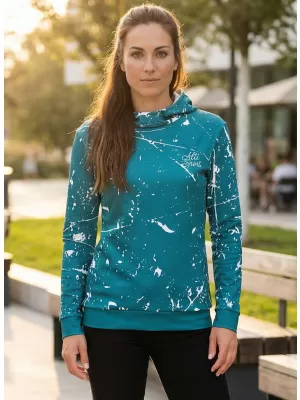Dámská funkční mikina premium ALTISPORT VOJ/ALW034MI01 EMERALD
