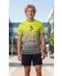 Pánské funkční triko premium ALTISPORT VOJ/ALM031TR01 ČERNÁ/FLUO YELLOW