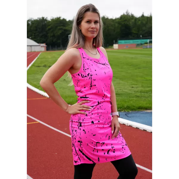  Dámské funkční tílkové šaty premium ALTISPORT VOJ/ALW034SAT01 NEON/RŮŽOVÁ 