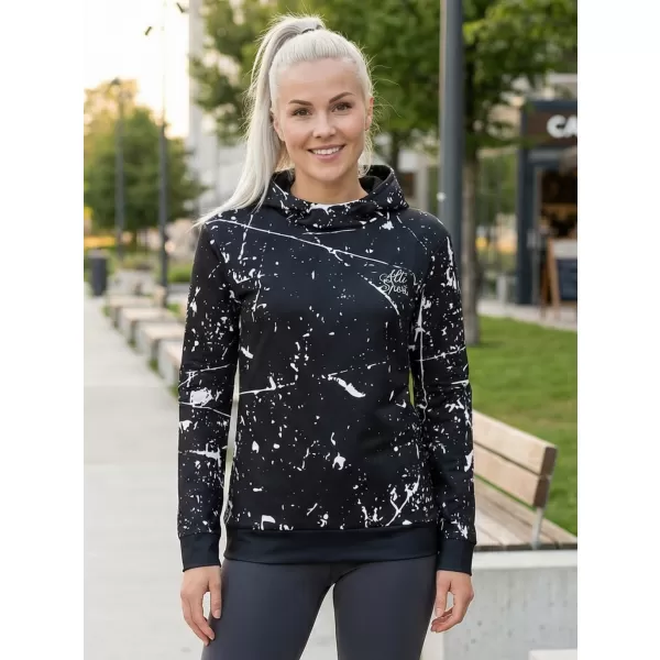  Dámská funkční mikina premium ALTISPORT VOJ/ALW034MI01 ČERNÁ 
