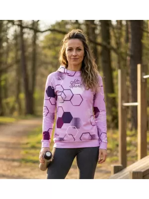 Dámská funkční mikina premium ALTISPORT VOJ/ALW037MI01 LILA