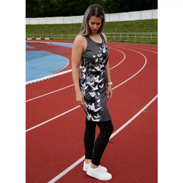  Dámské funkční tílkové šaty premium ALTISPORT VOJ/ALW022SAT01 ŠEDÁ 