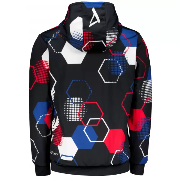  Pánská funkční mikina premium ALTISPORT VOJ/ALM036MI01 HEXA ČERNÁ 