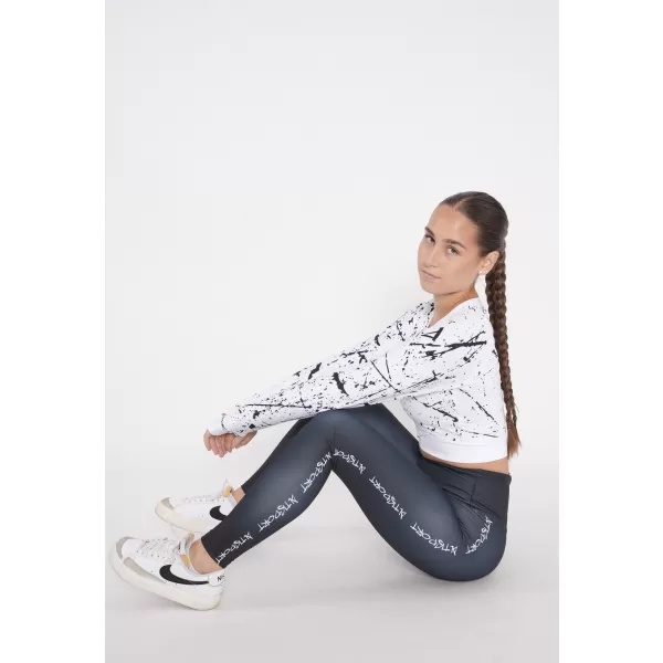  Dámský funkční crop top s dlouhým rukávem premium ALTISPORT VOJ/ALW034TR04 BÍLÁ 