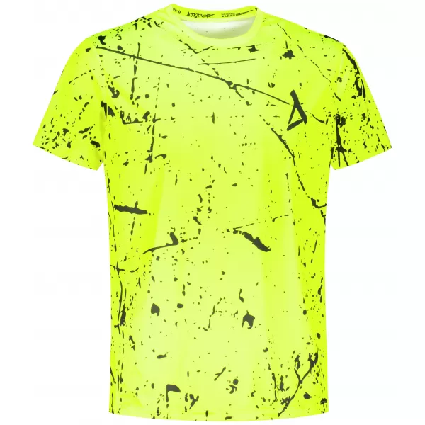  Pánské funkční tričko premium ALTISPORT VOJ/ALM034TR01 NEON-ŽLUTÁ 
