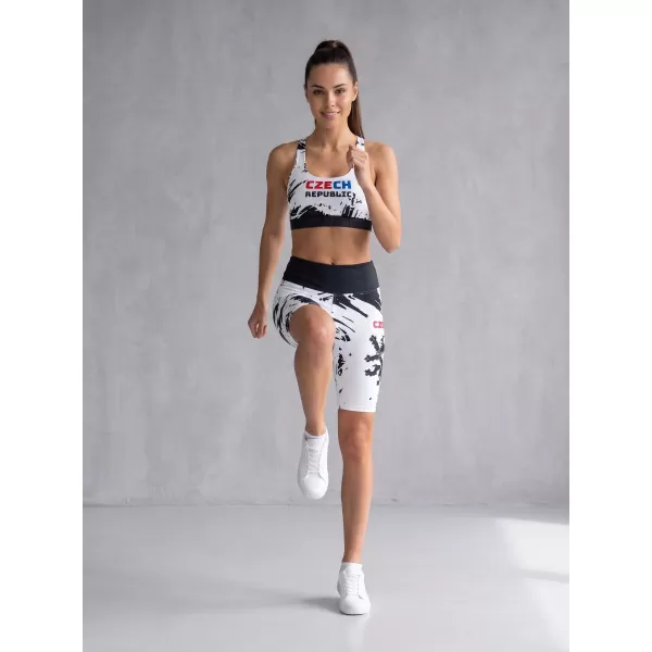  Dámské funkční legíny nad kolena premium ALTISPORT VOJ/ALW036LEG02 ABSTRAKCE 