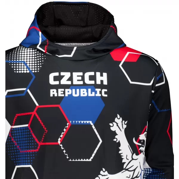  Pánská funkční mikina premium ALTISPORT VOJ/ALM036MI01 HEXA ČERNÁ 