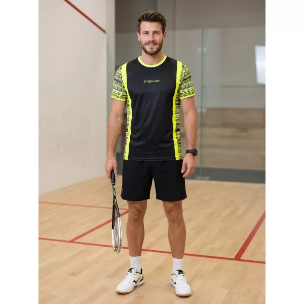  Pánské funkční tričko premium ALTISPORT VOJ/ALM043TR01 NEON ŽLUTÁ 