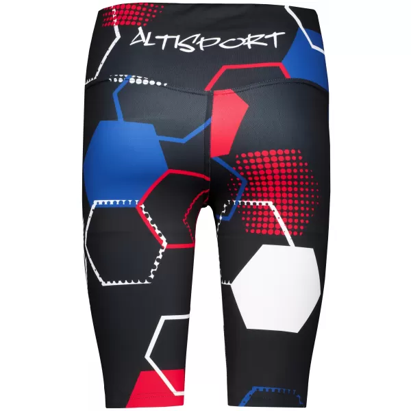  Dámské funkční legíny nad kolena premium ALTISPORT VOJ/ALW036LEG02 HEXA ČERNÁ 