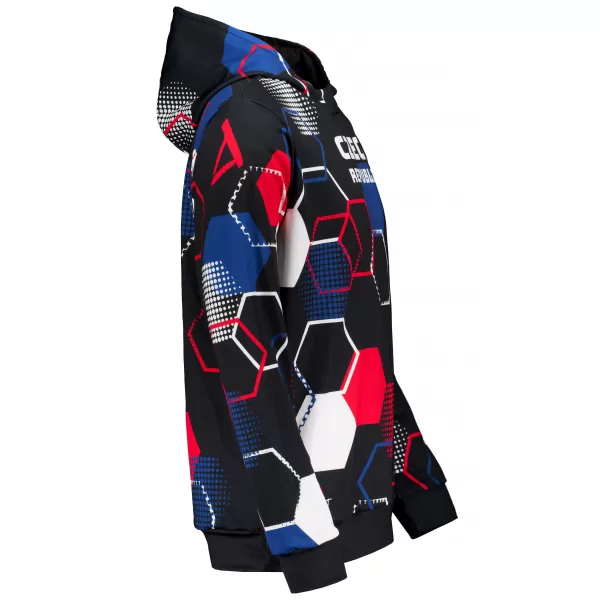  Pánská funkční mikina premium ALTISPORT VOJ/ALM036MI01 HEXA ČERNÁ 