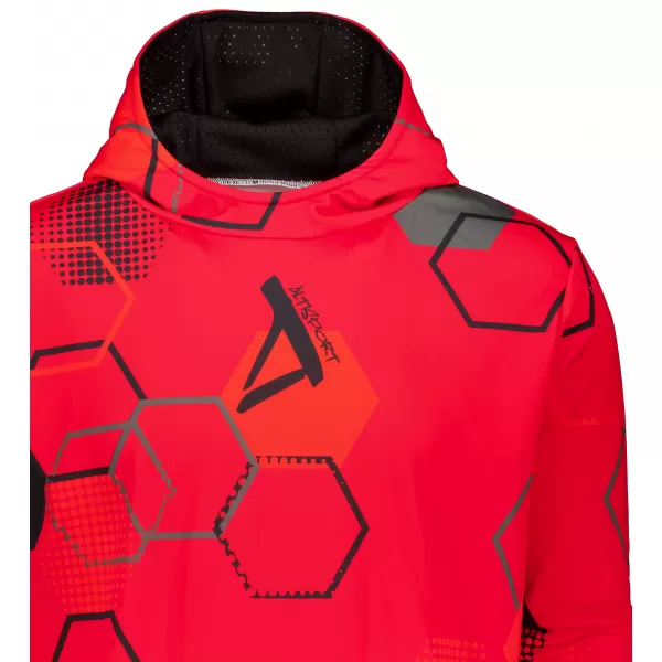  Pánská funkční mikina premium ALTISPORT VOJ/ALM037MI01 ČERVENÁ 