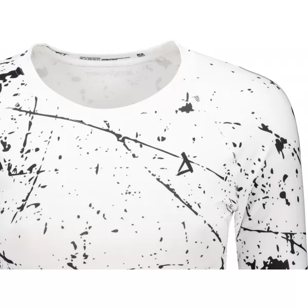  Dámský funkční crop top s dlouhým rukávem premium ALTISPORT VOJ/ALW034TR04 BÍLÁ 