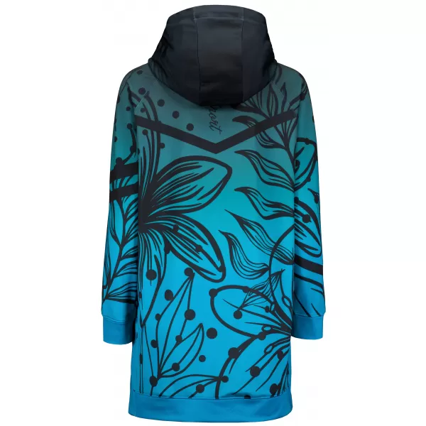  Dámská funkční mikina premium ALTISPORT VOJ/ALW045MI03 EMERALD/ČERNÁ 