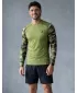 Pánské funkční kompresní tričko premium ALTISPORT VOJ/ALM038TR03 ZELENÁ/KHAKI