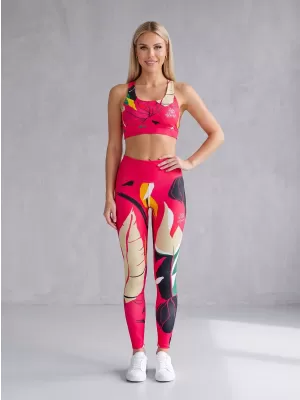 Dámské dlouhé funkční legíny premium ALTISPORT VOJ/ALW042LEG01 RŮŽOVÁ