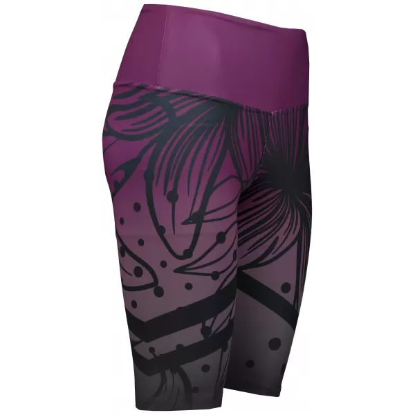  Dámské funkční legíny nad kolena premium ALTISPORT VOJ/ALW045LEG02 FIALOVÁ/ČERNÁ 