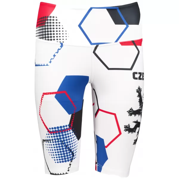  Dámské funkční legíny nad kolena premium ALTISPORT VOJ/ALW036LEG02 HEXA BÍLÁ 