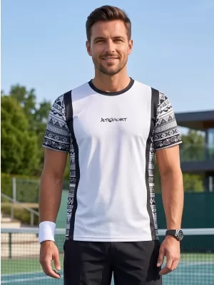 Pánské funkční tričko premium ALTISPORT VOJ/ALM043TR01 BÍLÁ