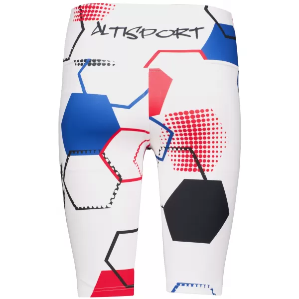 Dámské funkční legíny nad kolena premium ALTISPORT VOJ/ALW036LEG02 HEXA BÍLÁ 