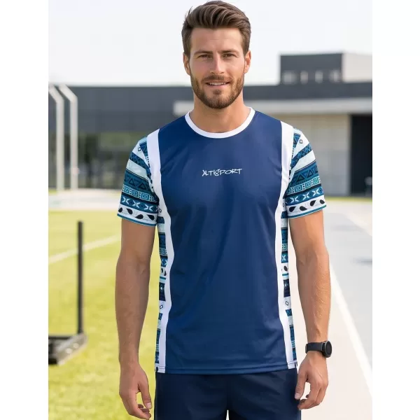  Pánské funkční tričko premium ALTISPORT VOJ/ALM043TR01 NAVY 