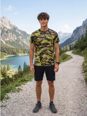 Pánské funkční tričko premium ALTISPORT VOJ/ALM038TR01 ZELENÁ ARMY