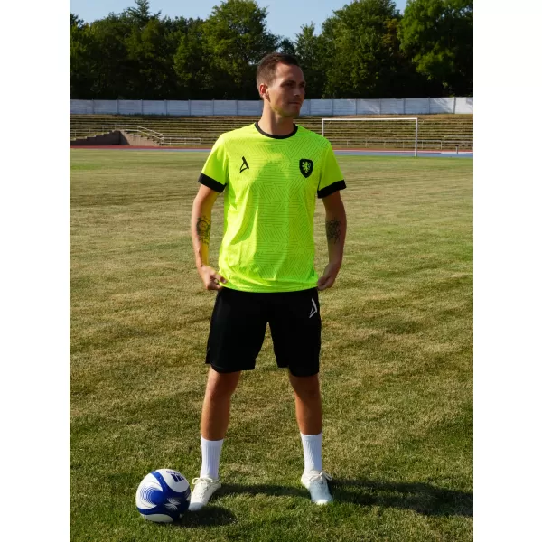  Pánské funkční tričko premium ALTISPORT VOJ/ALM040TR01 NEON YELLOW 
