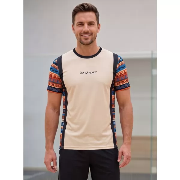  Pánské funkční tričko premium ALTISPORT VOJ/ALM043TR01 BÉŽOVÁ 