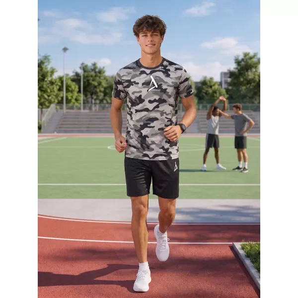  Pánské funkční tričko premium ALTISPORT VOJ/ALM038TR01 ŠEDÁ 
