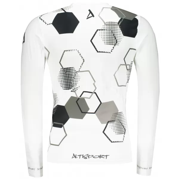  Pánské funkční kompresní tričko premium ALTISPORT VOJ/ALM037TR03 BÍLÁ 