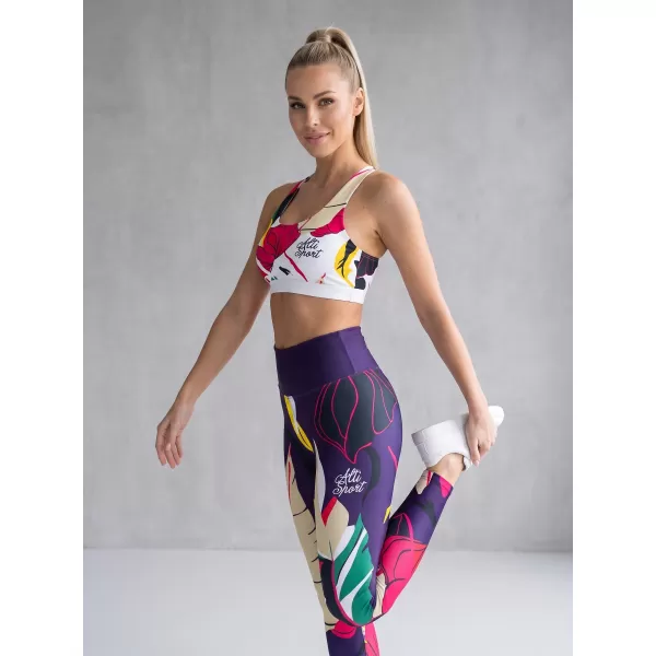  Dámské dlouhé funkční legíny premium ALTISPORT VOJ/ALW042LEG01 TMAVĚ MODRÁ 