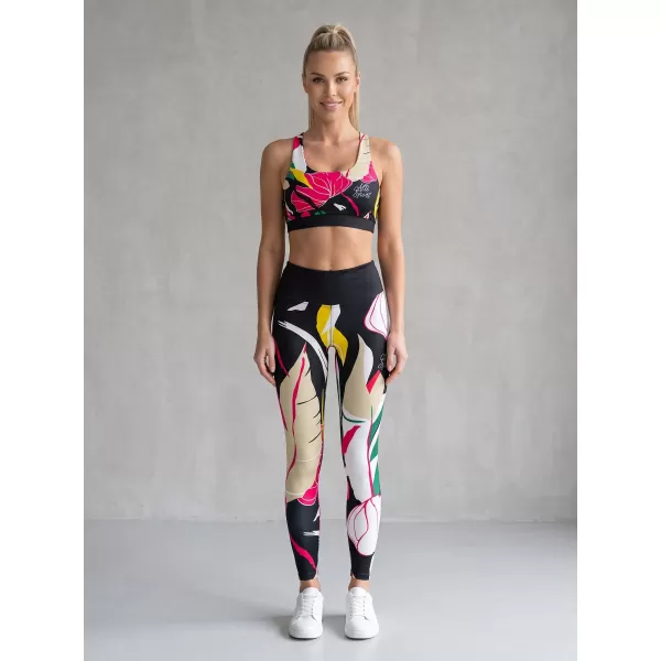  Dámské dlouhé funkční legíny premium ALTISPORT VOJ/ALW042LEG01 ČERNÁ 