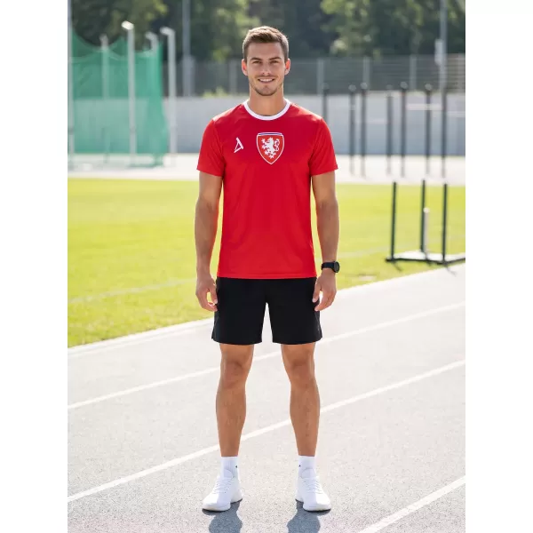  Pánské funkční tričko premium ALTISPORT VOJ/ALM040TR01 ČERVENÁ 
