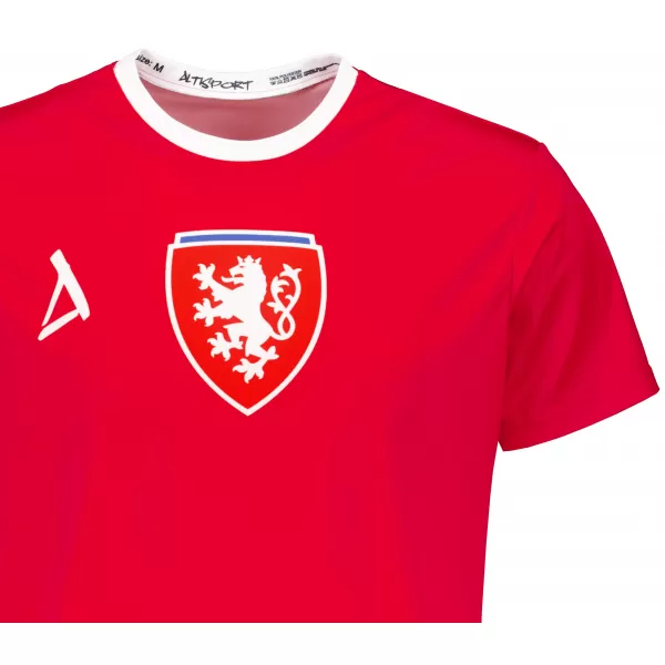  Pánské funkční tričko premium ALTISPORT VOJ/ALM040TR01 ČERVENÁ 