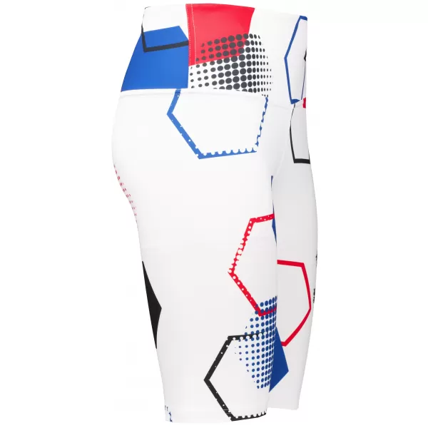  Dámské funkční legíny nad kolena premium ALTISPORT VOJ/ALW036LEG02 HEXA BÍLÁ 