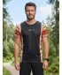 Pánské funkční tričko premium ALTISPORT VOJ/ALM043TR01 ČERNOHNĚDÁ