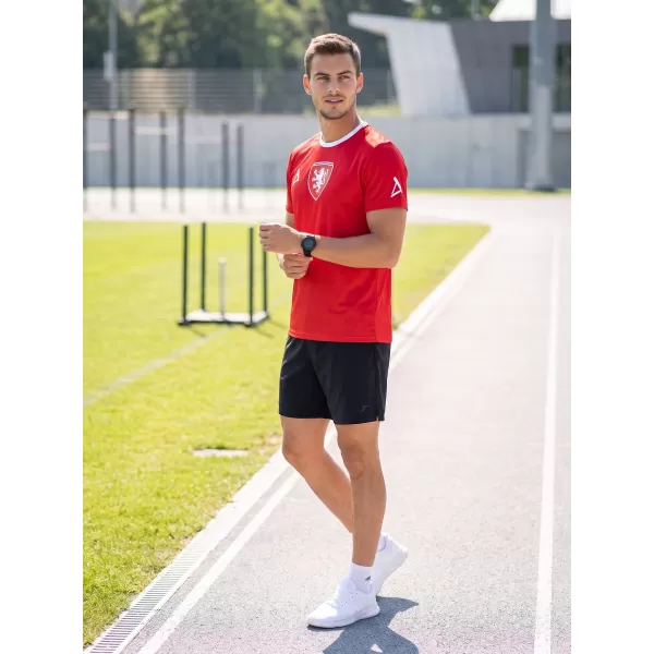  Pánské funkční tričko premium ALTISPORT VOJ/ALM040TR01 ČERVENÁ 