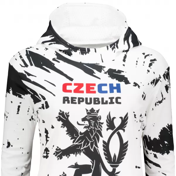  Dámská funkční mikina premium ALTISPORT VOJ/ALW036MI01 ABSTRAKCE BÍLÁ 