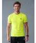 Pánské funkční kompresní tričko s krátkým rukávem premium ALTISPORT VOJ/ALM000TR04 NEON YELLOW