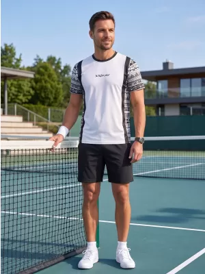 Pánské funkční tričko premium ALTISPORT VOJ/ALM043TR01 BÍLÁ