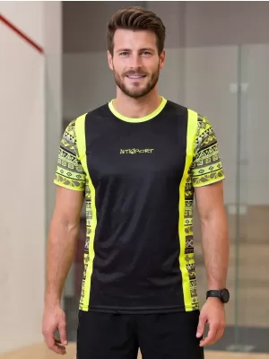 Pánské funkční tričko premium ALTISPORT VOJ/ALM043TR01 NEON ŽLUTÁ