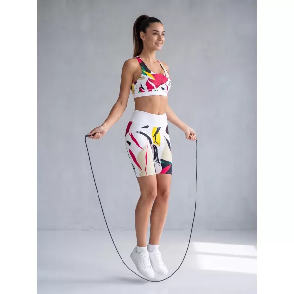  Dámské funkční legíny nad kolena premium ALTISPORT VOJ/ALW042LEG02 BÍLÁ 