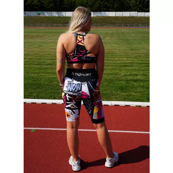  Dámská sportovní podprsenka premium ALTISPORT VOJ/ALW041POD01 ČERNÁ 