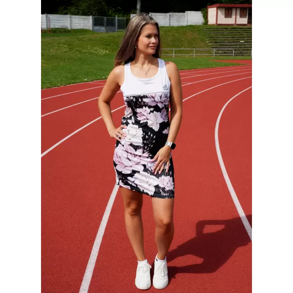  Dámské funkční tílkové šaty ALTISPORT VOJ/ALW008SAT01 BÍLÁ 