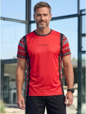 Pánské funkční tričko premium ALTISPORT VOJ/ALM043TR01 ČERVENÁ