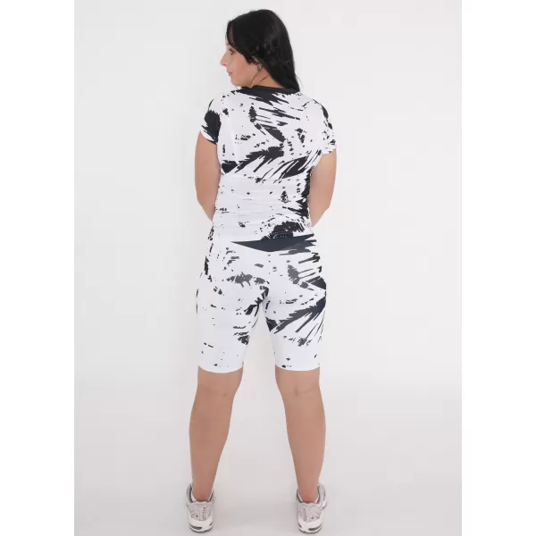  Dámské funkční legíny nad kolena premium ALTISPORT VOJ/ALW036LEG02 ABSTRAKCE 