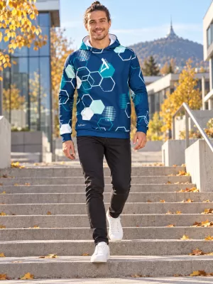 Pánská funkční mikina premium ALTISPORT VOJ/ALM037MI01 NÁMOŘNÍ MODRÁ